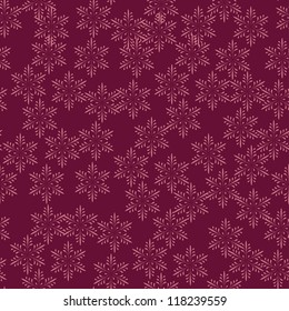 seamless background with winter snowflakes for your design