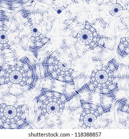seamless background with winter snowflakes for your design