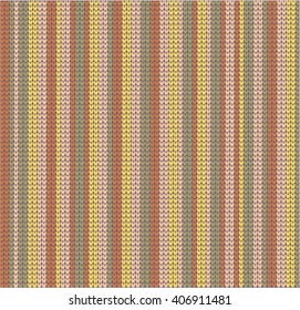 Seamless background with yellow and green knitted striped.