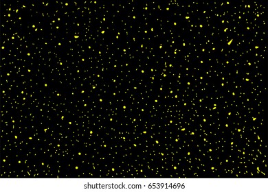 seamless background, yellow star at black sky
