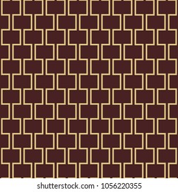 Seamless background for your designs. Modern vector golden ornament. Geometric abstract pattern