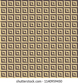 Seamless background for your designs. Modern vector golden ornament. Geometric abstract pattern