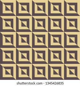 Seamless background for your designs. Modern vector golden ornament. Geometric abstract pattern