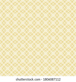 Seamless background for your designs. Modern vector ornament. Geometric abstract yellow and white pattern
