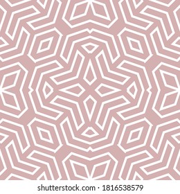 Seamless background for your designs. Modern vector purple and white ornament. Geometric abstract pattern