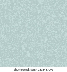 Nahtloser Hintergrund für Ihre Designs. Moderne Vektorschmuck mit weißen Quadraten. Geometrisches abstraktes Muster