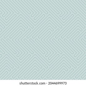 Seamless background for your designs. Modern vector light blue and white ornament. Geometric abstract pattern