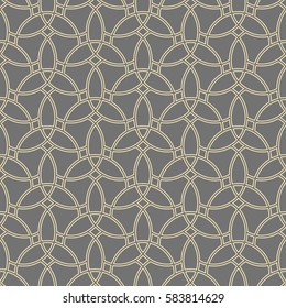 Seamless background for your designs. Modern vector ornament. Geometric abstract pattern