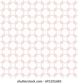 Seamless background for your designs. Modern vector pink ornament. Geometric abstract pattern