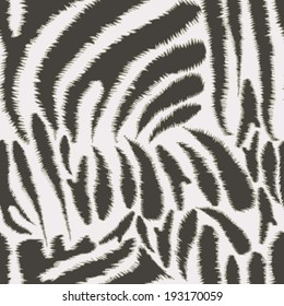 Seamless background with zebra skin