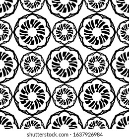 Seamless background with Zebra stripes. Polka dots ornament. African animals. Vector illustration for web design or print.