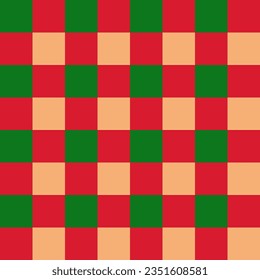 Seamless background with zigzag, imitation knitting. checkered gingham pattern. Traditional fabric seamless vector. Suitable for  decoration paper, design, concept, clothing, wrapping, handicraft