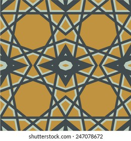 Seamless background.Geometri c pattern with stars.