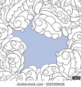 Seamless backgrounds from abstract curls