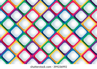 Seamless backgrounds with abstract elements. Vector illustration
