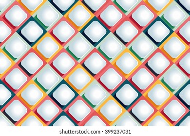 Seamless backgrounds with abstract elements. Vector illustration