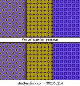 Seamless backgrounds of ancient egyptian style
