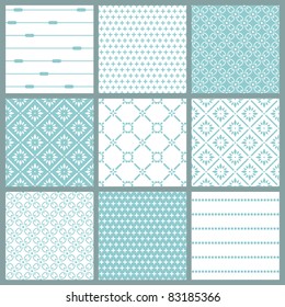 Seamless backgrounds Collection - Vintage Tile