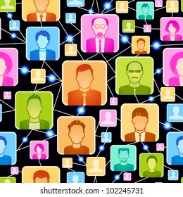 seamless backgrounds. the concept of communication. File is saved in AI10 EPS version. This illustration contains a transparency