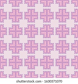 Seamless backgrounds, symmetrical patterns, pastel colors with a simple and regular style