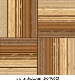 Seamless backgrounds of wooden parquet floor,Vector Illustration.
