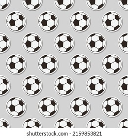 Seamless ball cartoon sticker pattern