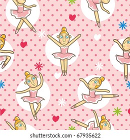 seamless Ballet pattern