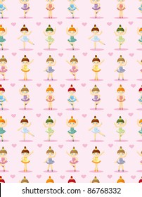 seamless Ballet pattern