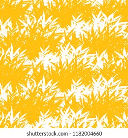Seamless bamboo leaves pattern background tile