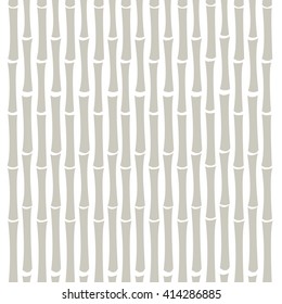 Seamless bamboo pattern on white background. You can use it in textile design, greeting cards, graphic design. 