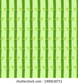 Seamless bamboo pattern. Vector background illustration.