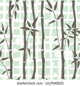 Seamless Bamboo Pattern. Vector Illustration