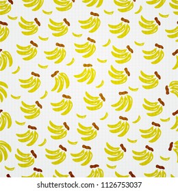 Seamless banana background