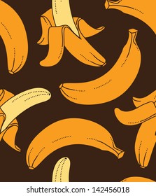 Seamless with bananas