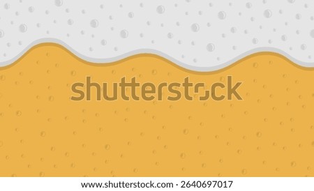 seamless banner with beer, foam and bubbles. oktoberfest seamless banner