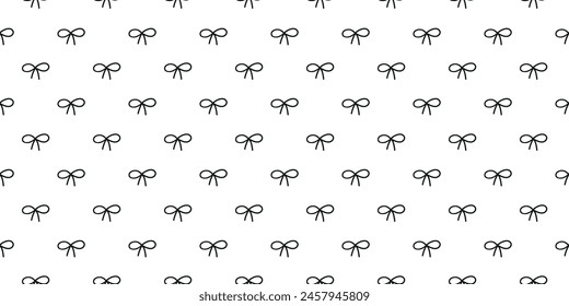 Nahtloser Banner mit schwarzen Schleifen