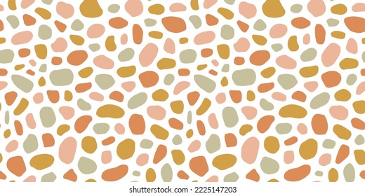 Seamless banner with colorful spots