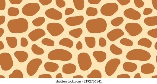 Seamless banner with giraffe spots. Cute print for fabric, clothes, toys and home decor.