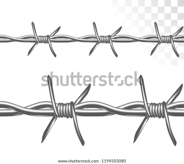 barbed wire fence drawing