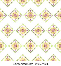 Seamless baroque floral pattern