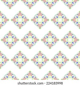 Seamless baroque floral pattern