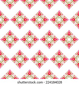 Seamless baroque floral pattern