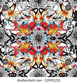 Seamless baroque pattern