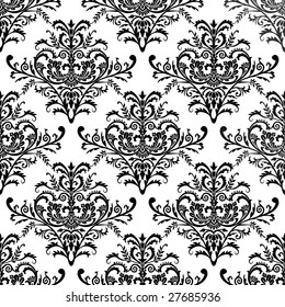 Seamless baroque pattern