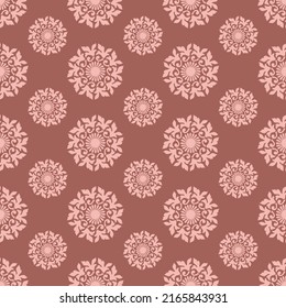 Seamless baroque style damask background