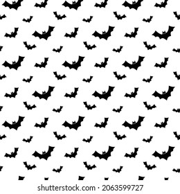 seamless bat pattern and background vector illustration