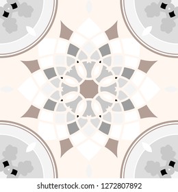 Seamless bathroom tile pattern vector