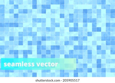 Seamless bathroom tiles floor vector pattern background texture.