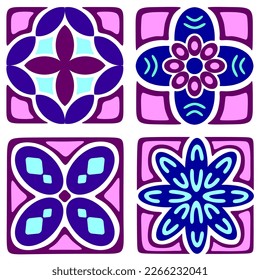 Seamless batik pattern named Ceplokan or Kawung isolated on white background. Indonesian batik ornament. Doodle style. Mandala art. Best design for fabric, textile, fashion, card, wrapping paper.