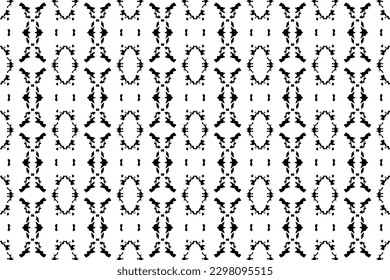 Seamless batik pattern,geometric tribal pattern,it resembles ethnic boho,aztec style,ikat style.luxury decorative fabric black and white seamless pattern for famous banners. 